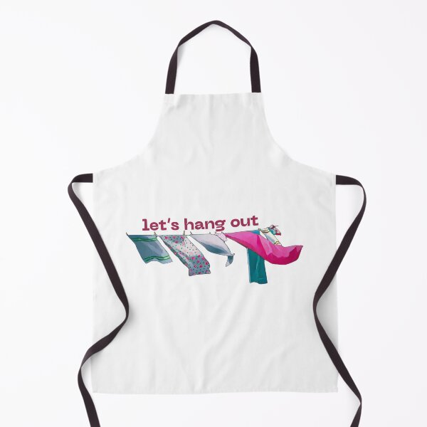Item preview, Let's Hang out, Laundry Hanging on the Line, Illustration designed and sold by JoyfulWhimsy.