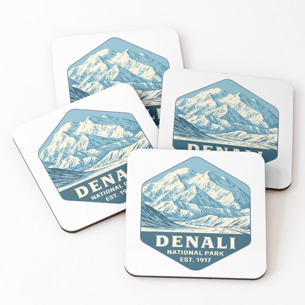 Item preview, Denali National Park Retro Mountain Wilderness Sticker designed and sold by Ismeal Von.