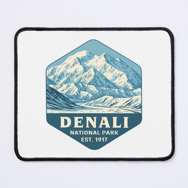 Item preview, Denali National Park Retro Mountain Wilderness Sticker designed and sold by Ismeal Von.