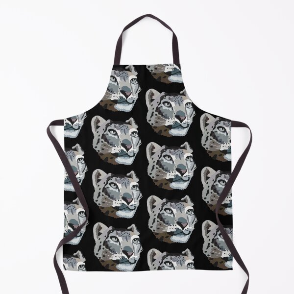 Item preview, S is for Snow Leopard ,Snow Leopard – Majestic Mountain Cat Wildlife Illustration designed and sold by PrettylittlepastelUk.