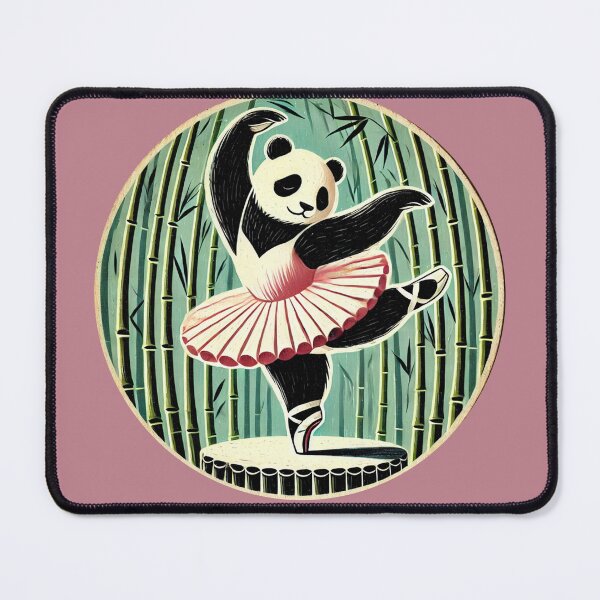 Item preview, Panda Ballerina – Bamboo Ballet Whimsy designed and sold by FrictionMaxxing.