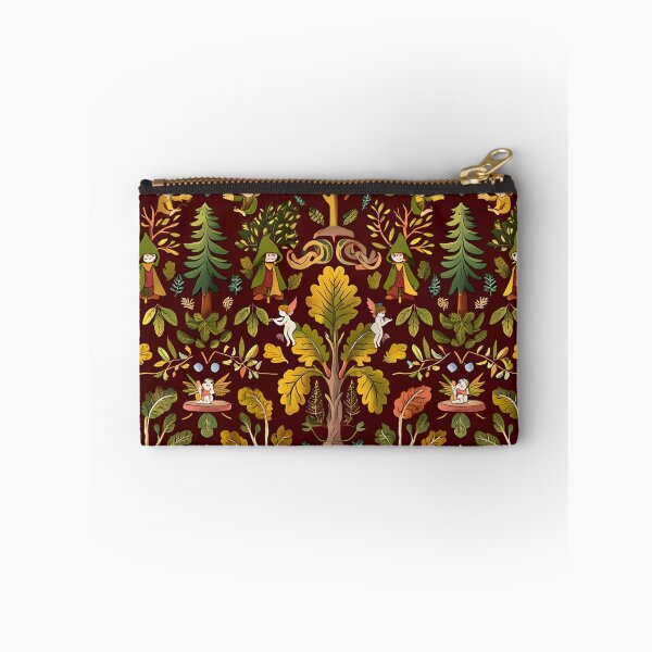 Item preview, Cute floral pattern featuring Fairies and goblins after Willaim Morris Style designed and sold by Vintage Designs +.