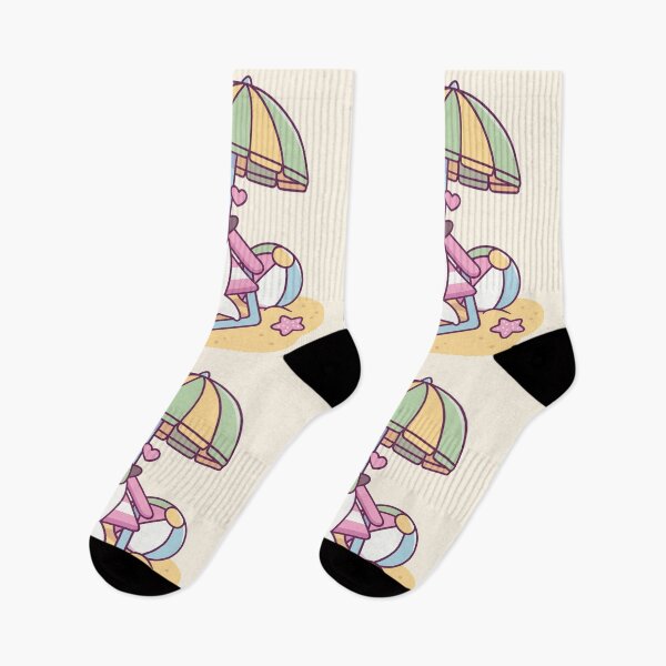 Item preview, Cute Orca Chilling Under Beach Umbrella designed and sold by rustydoodle.