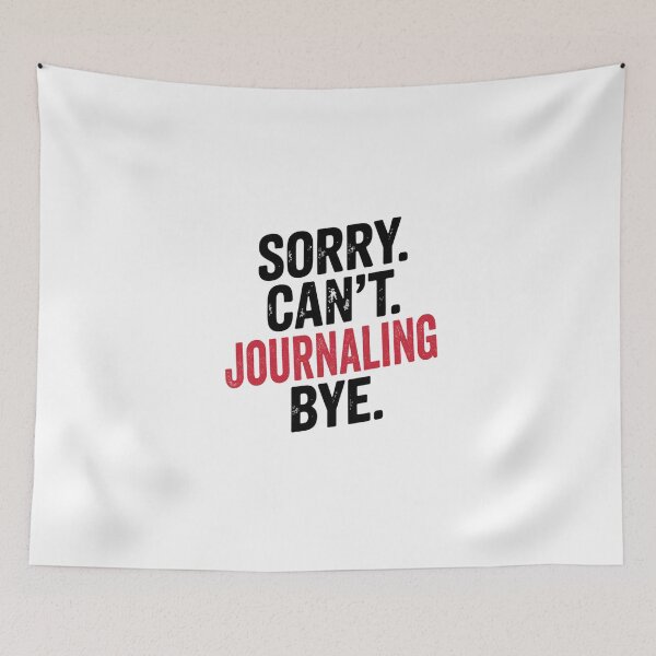 Item preview, Sorry can't Journaling bye - Funny Journaling Lover designed and sold by Oussinc.
