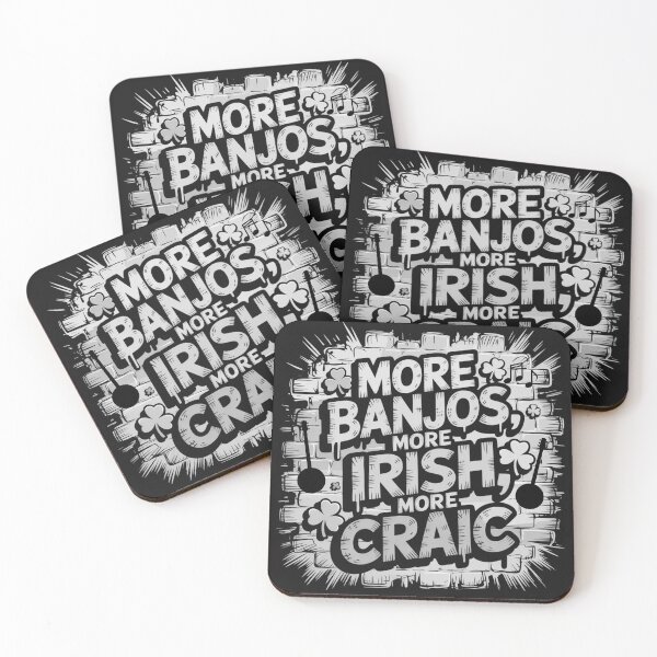 Item preview, More Banjos, More Irish, More Craic  designed and sold by Urban-Celt.
