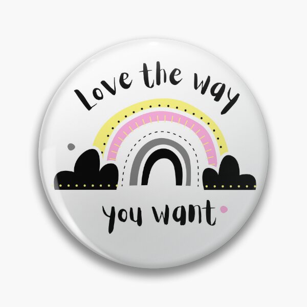 Item preview, Queerplatonic Pride Rainbow with Love Quote designed and sold by KristianasQuill.