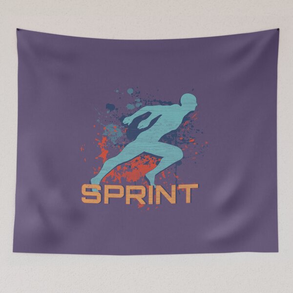 Item preview, Sprint Mode – Dynamic Running Silhouette Art designed and sold by JPRudd.