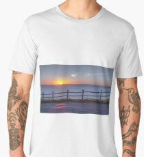 Summer Solstice sunset at Rhossili 2018 Men's Premium T-Shirt