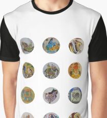 Indian murals Graphic T-Shirt