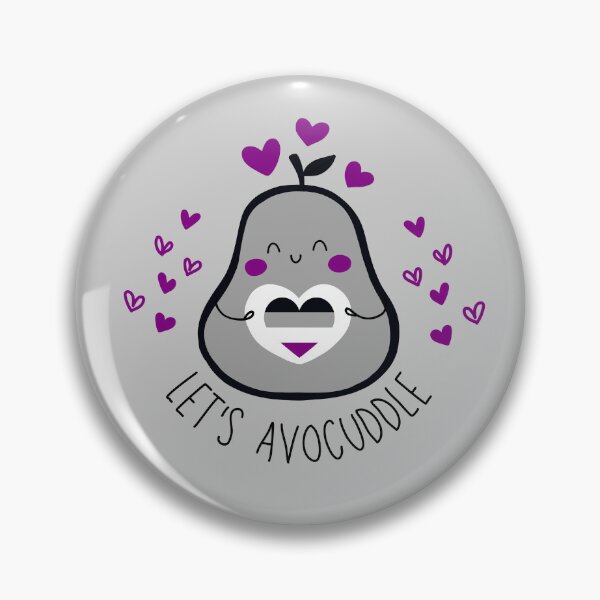 Item preview, Asexual Pride Avocado Cuddle Pun - Let's Avocuddle  designed and sold by KristianasQuill.