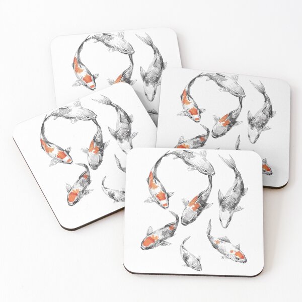 Item preview, Carp drawn with pencil designed and sold by SanchillShop.