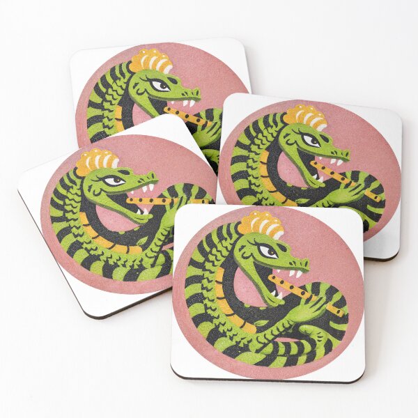 Item preview, Groovy Serpent Sonata: The Funky Flute-Playing Snake King designed and sold by ForeverPrintsOK.