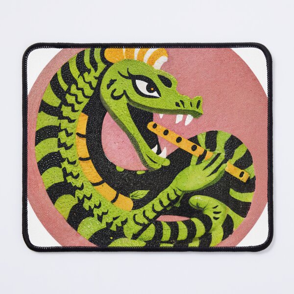 Item preview, Groovy Serpent Sonata: The Funky Flute-Playing Snake King designed and sold by ForeverPrintsOK.