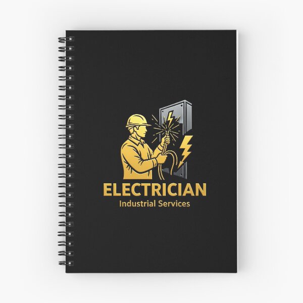 Item preview, Industrial Electrician - Golden Logo Honoring Precision and Safety designed and sold by Digital Dreams Arts.