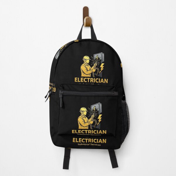 Item preview, Industrial Electrician - Golden Logo Honoring Precision and Safety designed and sold by Digital Dreams Arts.