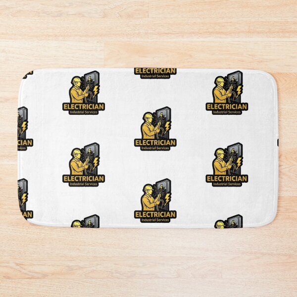 Item preview, Industrial Electrician - Golden Logo Honoring Precision and Safety designed and sold by Digital Dreams Arts.