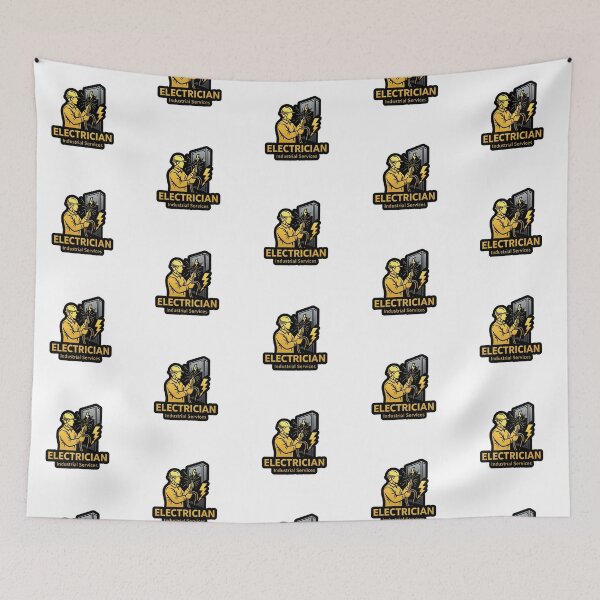 Item preview, Industrial Electrician - Golden Logo Honoring Precision and Safety designed and sold by Digital Dreams Arts.