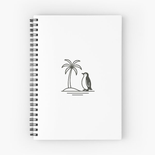 Item preview, Penguin on Tropical Island Symbol designed and sold by TheBigbridge.