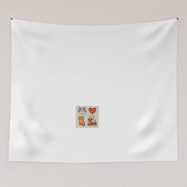 Item preview, Love for cats designed and sold by Stickoo-.