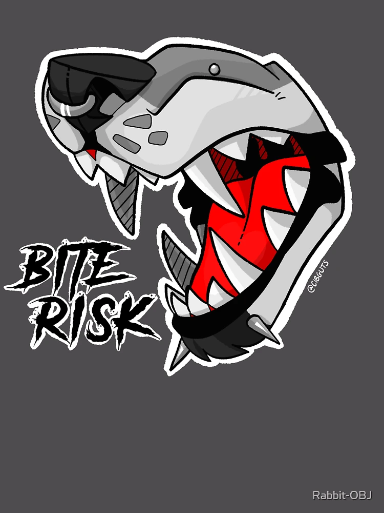 Thumbnail 6 of 6, Premium Oversized Sweatshirt, Bite Risk designed and sold by Rabbit-OBJ.