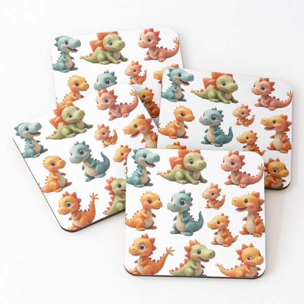 Item preview, Cute Baby Dragon Sticker Set – Fantasy Cartoon Clipart designed and sold by Dailyprintstyle.