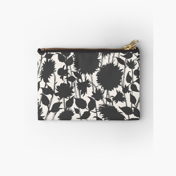 Item preview, Black and white floral retro pattern designed and sold by bokasin.