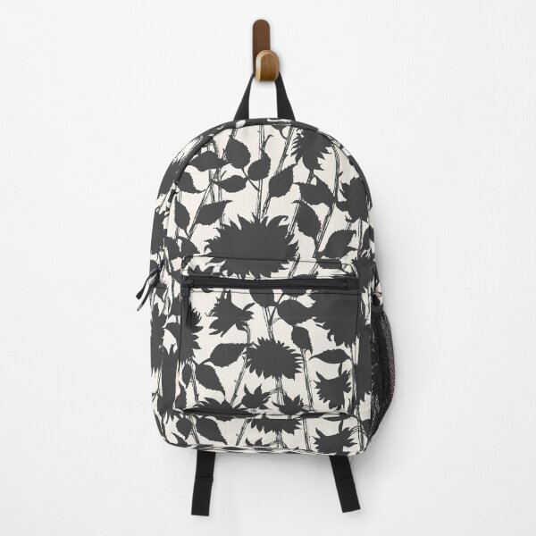 Item preview, Black and white floral retro pattern designed and sold by bokasin.