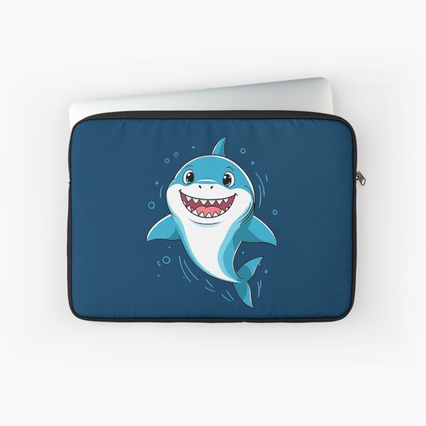 Item preview, Cute Smiling Cartoon Shark | Happy Ocean Animal Illustration designed and sold by Khamique.