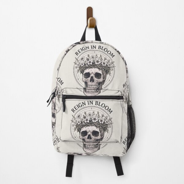 Item preview, Floral Skull Crown Gothic Nature Illustration designed and sold by Shoot-The-Moon.