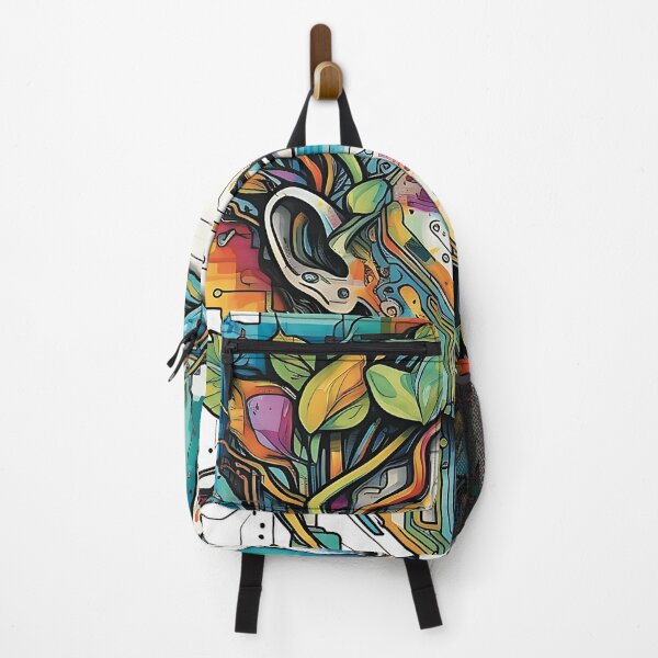 Item preview, "Organic AI Crown: Nature's Circuitry Portrait" designed and sold by ONESTARTS ARTS.