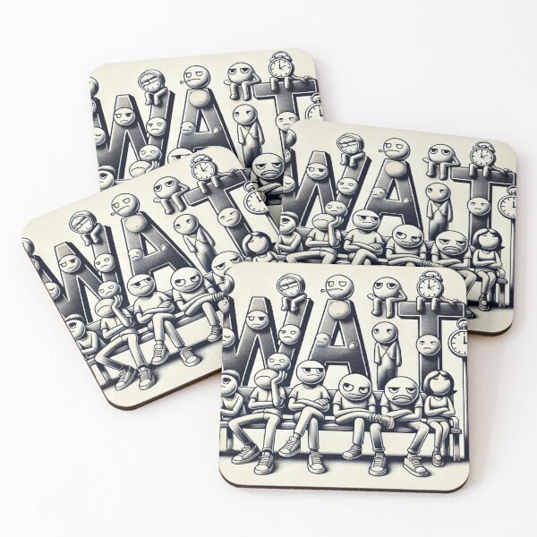 Item preview, Wait waiting  designed and sold by LanziShop.