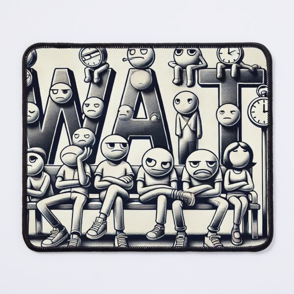 Item preview, Wait waiting  designed and sold by LanziShop.