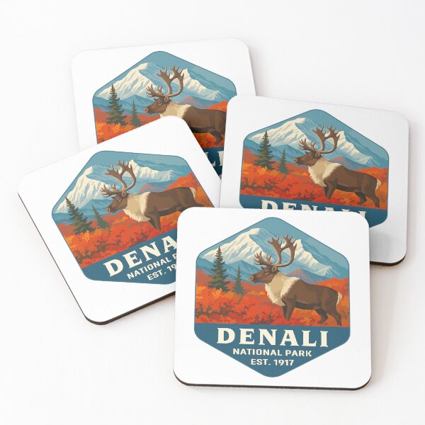 Item preview, Denali National Park Retro Mountain Wilderness Sticker designed and sold by Ismeal Von.