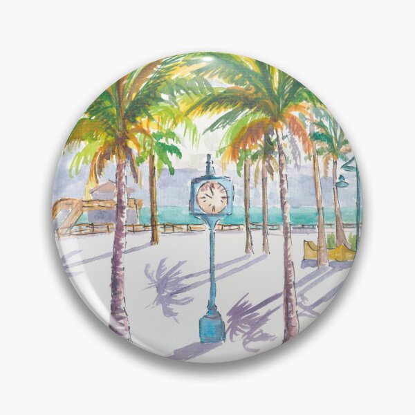 Item preview, Timeless Charm at Fort Myers Beach Times Square Scene designed and sold by artshop77.
