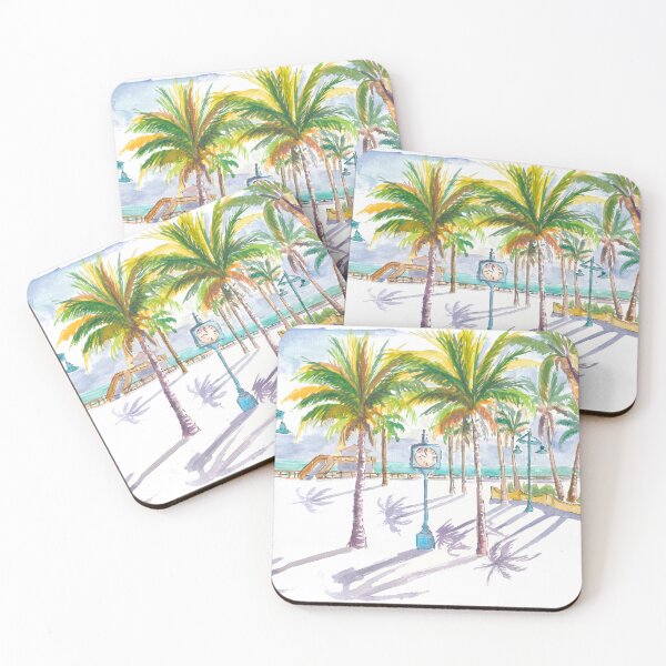 Item preview, Timeless Charm at Fort Myers Beach Times Square Scene designed and sold by artshop77.