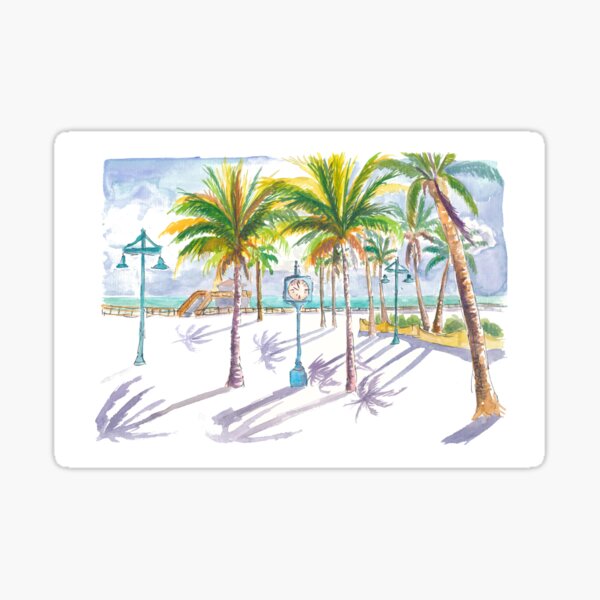 Item preview, Timeless Charm at Fort Myers Beach Times Square Scene designed and sold by artshop77.