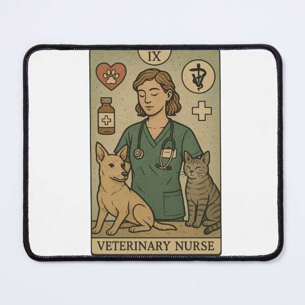 Item preview, The Veterinary Nurse Tarot Card  designed and sold by introVETed.