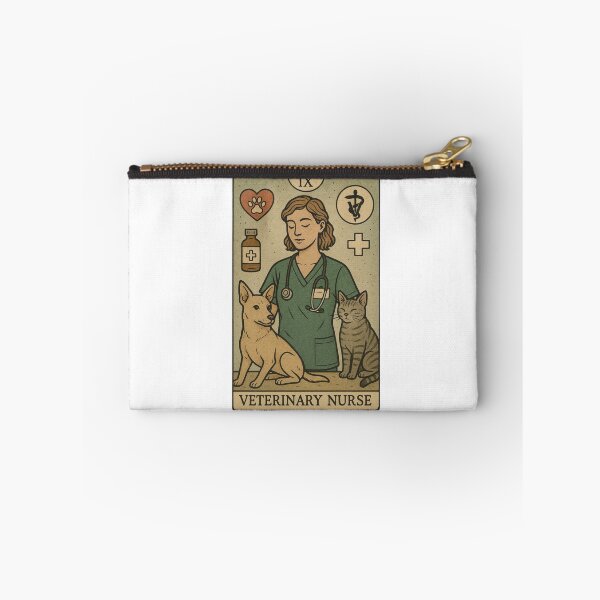 Item preview, The Veterinary Nurse Tarot Card  designed and sold by introVETed.