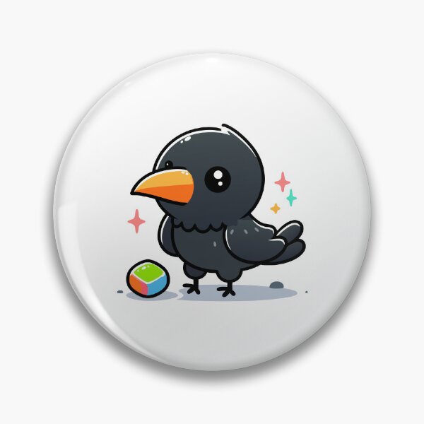 Item preview, Crow designed and sold by Patch & Print.