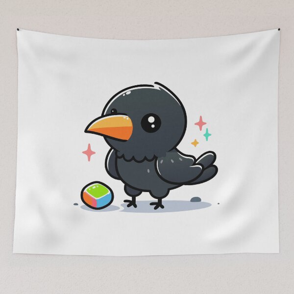 Item preview, Crow designed and sold by Patch & Print.