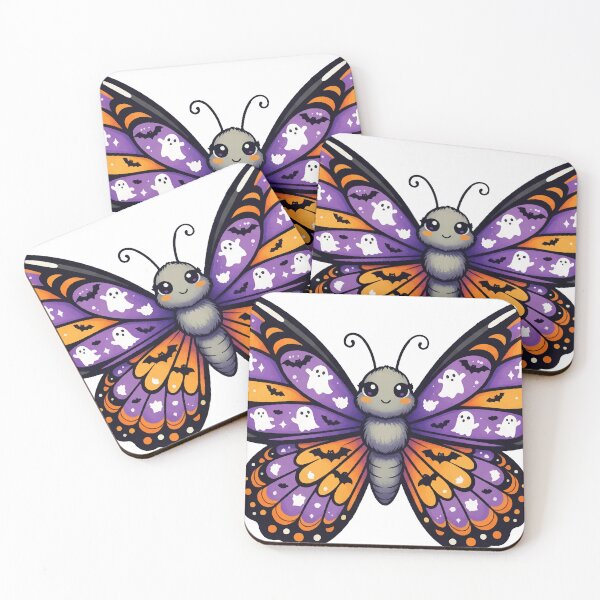 Item preview, Monarch Butterfly Stickers with Flowers – Cute Orange Clipart Set designed and sold by Dailyprintstyle.