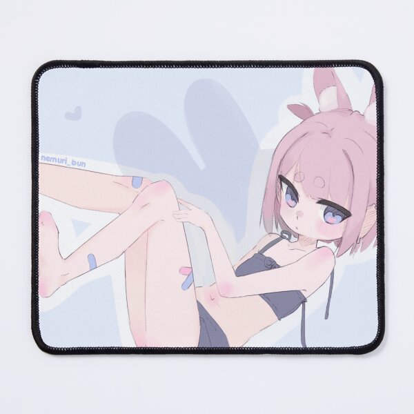 Item preview, nemuri_bun v-tuber mousepad designed and sold by nemuribun.