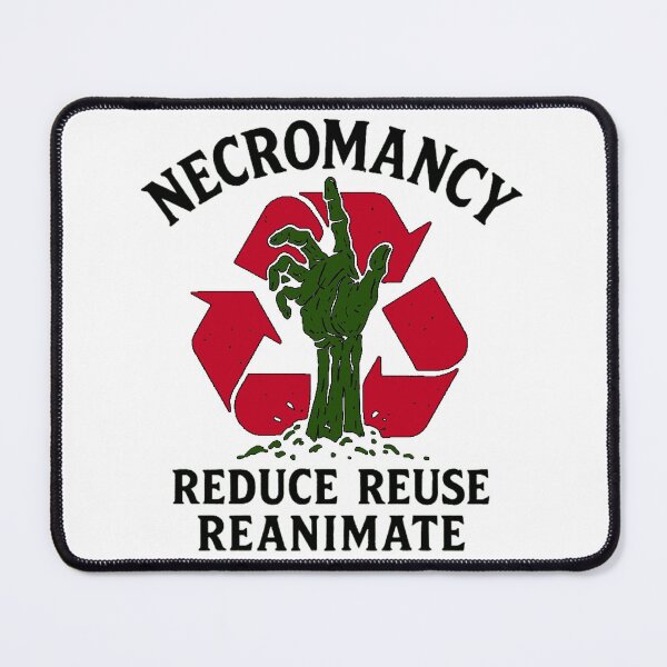 Item preview, Necromancia Zombi – Reduce, Reusa, Reanima (Reciclaje) designed and sold by Candie_Loudenfrau_Art.