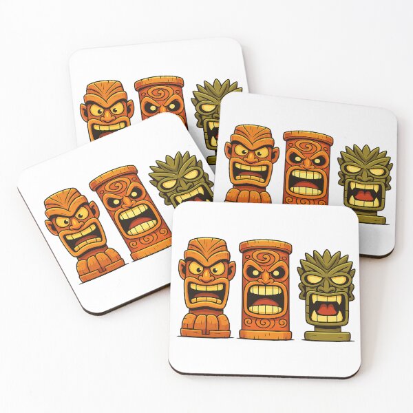 Item preview, Angry Tiki Masks – UGA BUGA designed and sold by Kunst-Shirt.