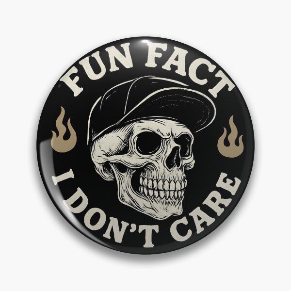 Item preview, Fun Fact I Don't Care - Funny Skeleton Halloween Sarcastic designed and sold by BornBorn.