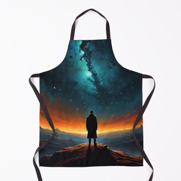 Item preview, Lonely Man Contemplating a Vast Expanse of Stars and Nebulae designed and sold by p3Rspectives.