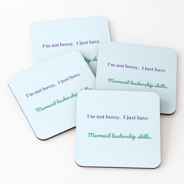 Item preview, Mermaid Leadership Skills – Funny Ocean Bossy Quote Shirt designed and sold by KWkindwaves.