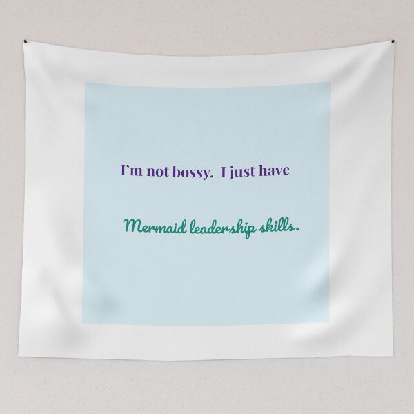 Item preview, Mermaid Leadership Skills – Funny Ocean Bossy Quote Shirt designed and sold by KWkindwaves.
