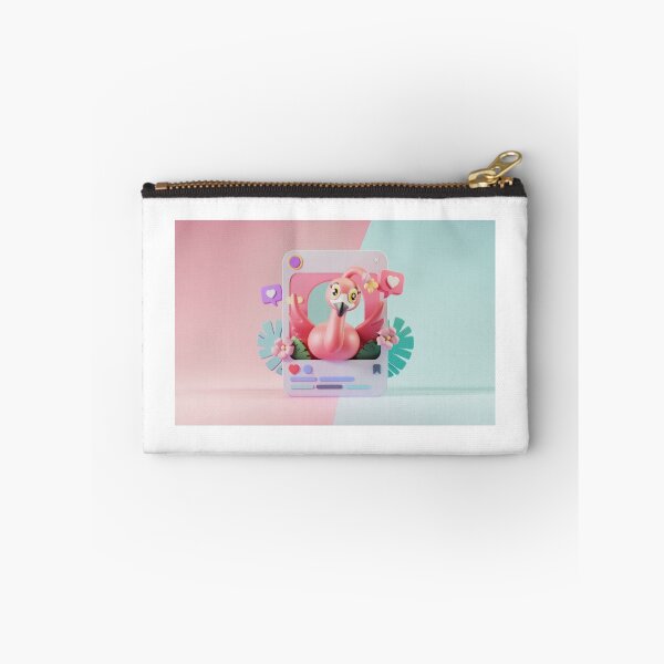 Item preview, Kawaii Flamingo Social Media Post designed and sold by NeatThingLover.