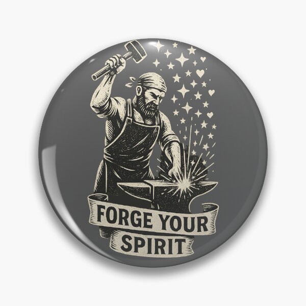Item preview, Blacksmith Forging Spirit Stars Empowerment Illustration designed and sold by Shoot-The-Moon.